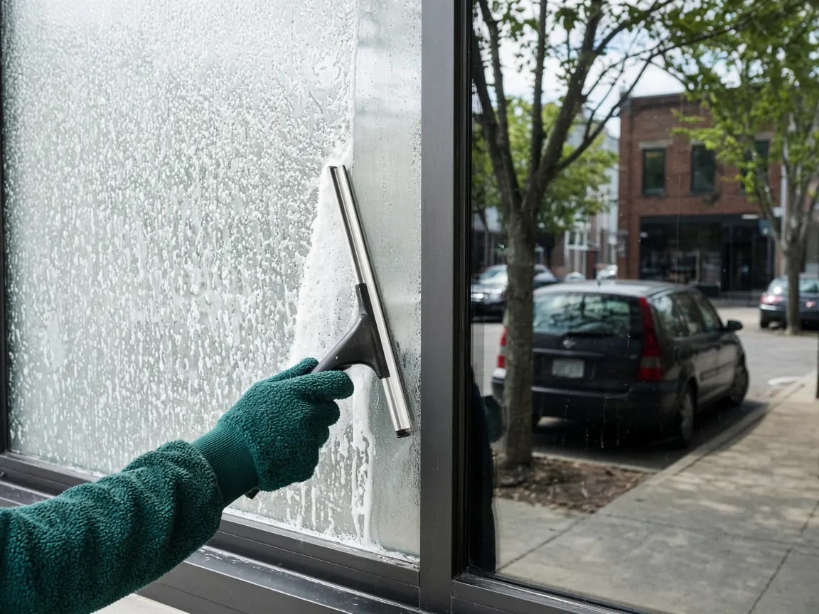 Nettoyage de vitres